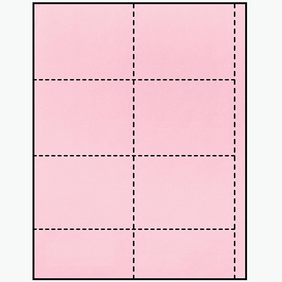 Blank Laser Insert Stock - 2 1/2 x 4 - Colors - Pack of 500 Inserts