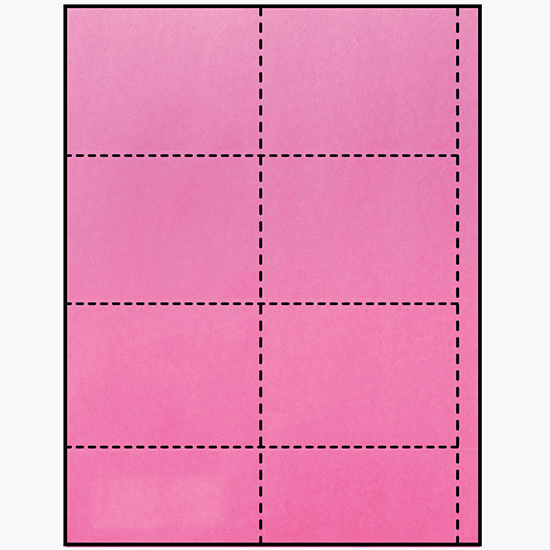 Blank Laser Insert Stock - 2 1/2 x 4 - Colors - Pack of 500 Inserts
