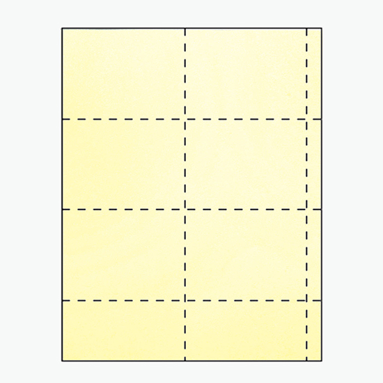 Blank Laser Insert Stock - 3 x 4 - Colors - Pack of 500 Inserts