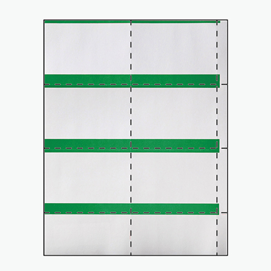 Blank Laser Insert Stock - 3 x 4 - Colors - Pack of 500 Inserts