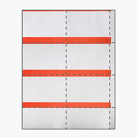 Blank Laser Insert Stock - 3 x 4 - Colors - Pack of 500 Inserts