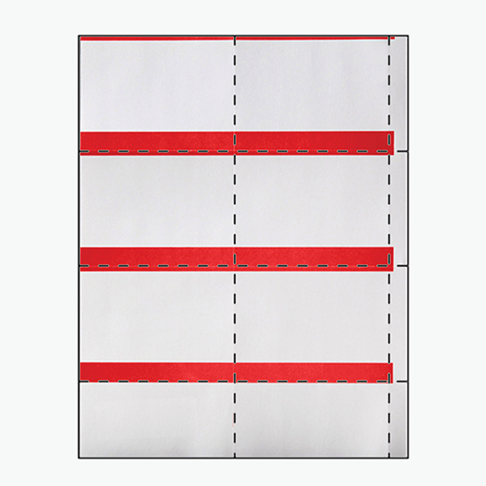 Blank Laser Insert Stock - 3 x 4 - Colors - Pack of 500 Inserts