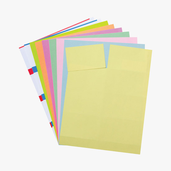 Blank Laser Insert Stock - 3 x 4 - Colors - Pack of 500 Inserts