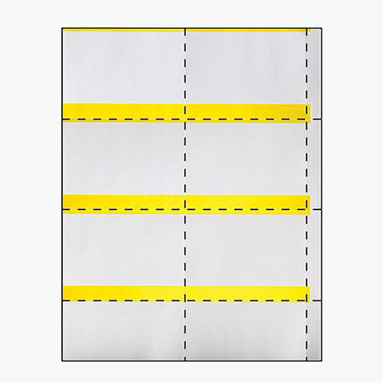 Blank Laser Insert Stock - 3 x 4 - Colors - Pack of 500 Inserts