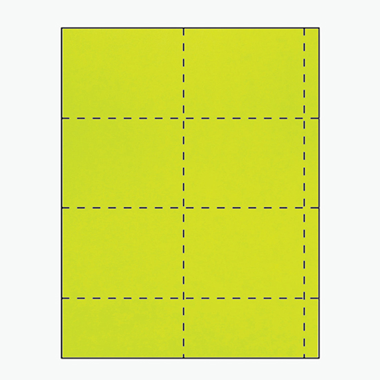 Blank Laser Insert Stock - 3 x 4 - Colors - Pack of 500 Inserts