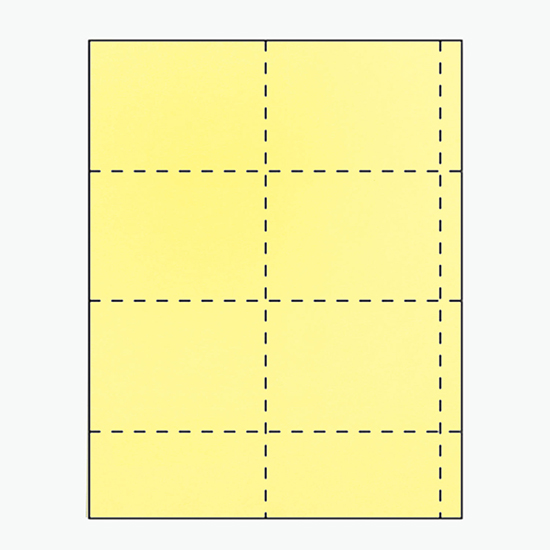 Blank Laser Insert Stock - 3 x 4 - Colors - Pack of 500 Inserts