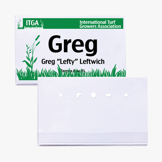 2 1/2 x 4 Side-Loading Value Badge Holders - No Attachment