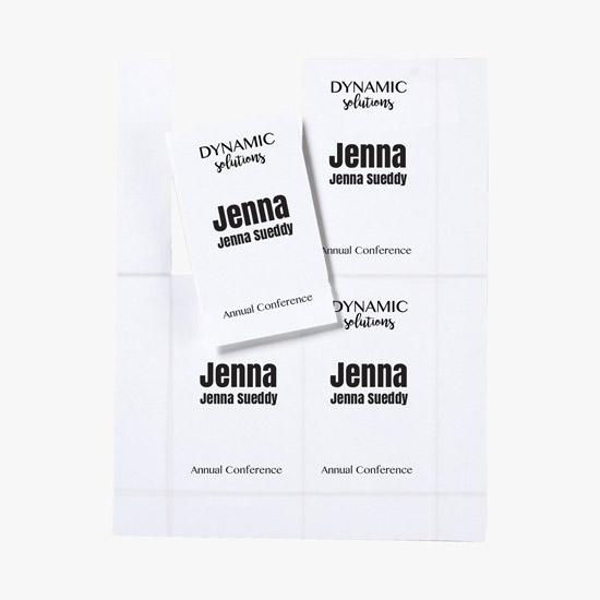 Premium Printed Laser Insert Stock - 5 x 3 - White - Pack of 500 Inserts