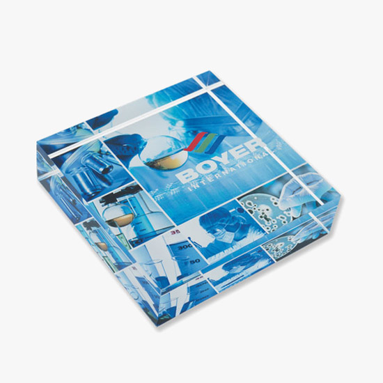 Full-Color Square Acrylic Paperweight