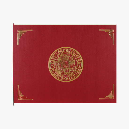 Linen Certificate Folder - Blank