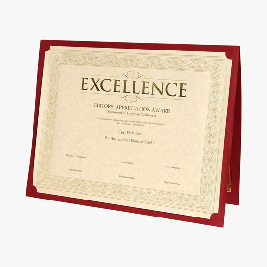Linen Certificate Folder - Printed