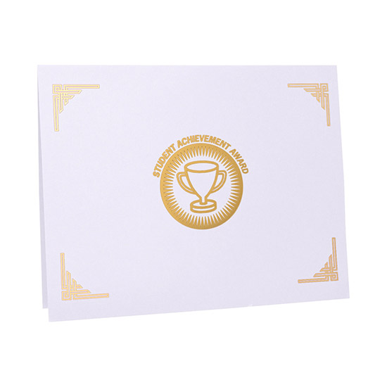 Linen Certificate Folder - Printed
