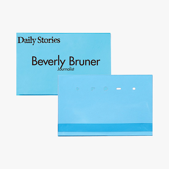 2 1/4 x 3 1/2 Side-Loading Tinted Badge Holders - No Attachment