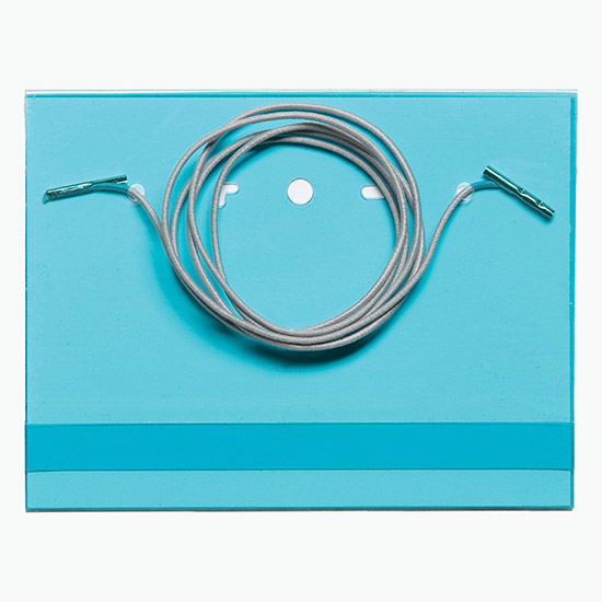 3 x 4 Side-Loading Tinted Badge Holders - Neck Cord Attachment