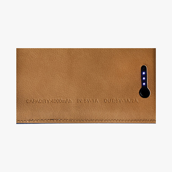 Executive Junior Power Bank Binder with USB Drive Closure