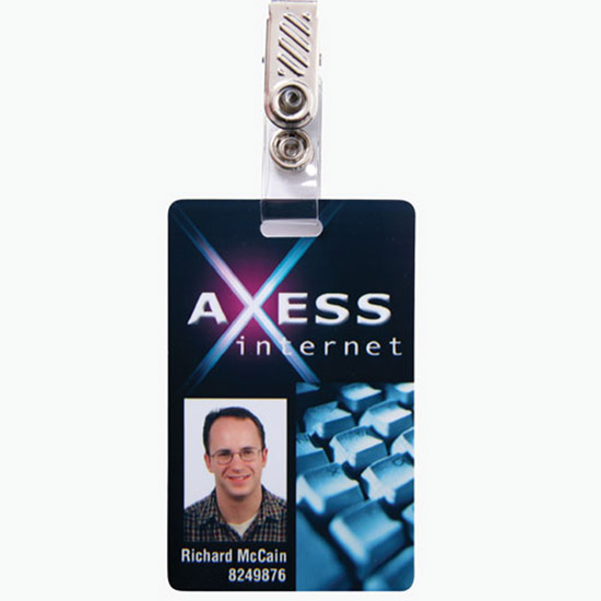 Photo Name Badge - Vertical