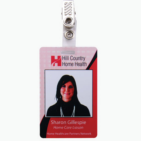 Photo Name Badge - Vertical