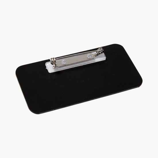Full Color Sublimated and Engraved Name Badge - 1 1/2 x 3