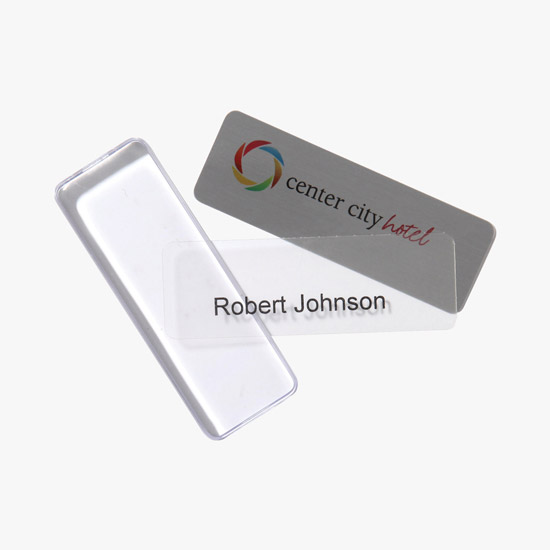 Click-It Reusable Name Badge 1 x 3