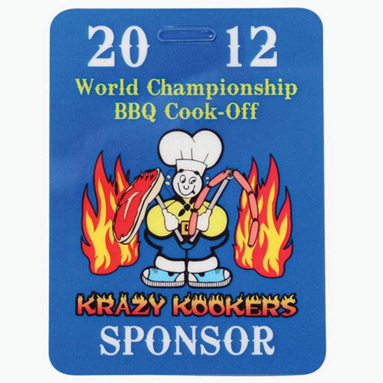 Full-Color Event Badge/Lanyard Combo - 4 x 3
