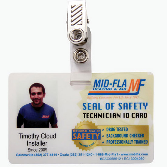 Photo Name Badge - Horizontal