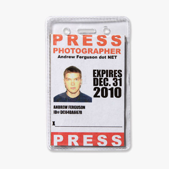 3 3/8 x 2 1/4 Vertical Top Load Anti-Static ID Card Holder