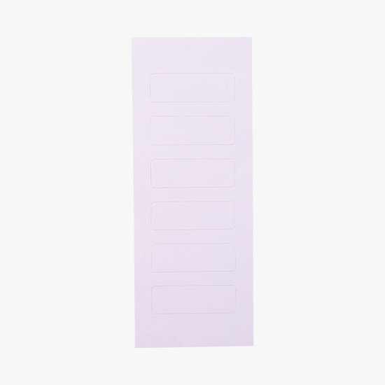 Blank Insert Sheet for Click-It Reusable Name Badge 1 x 3