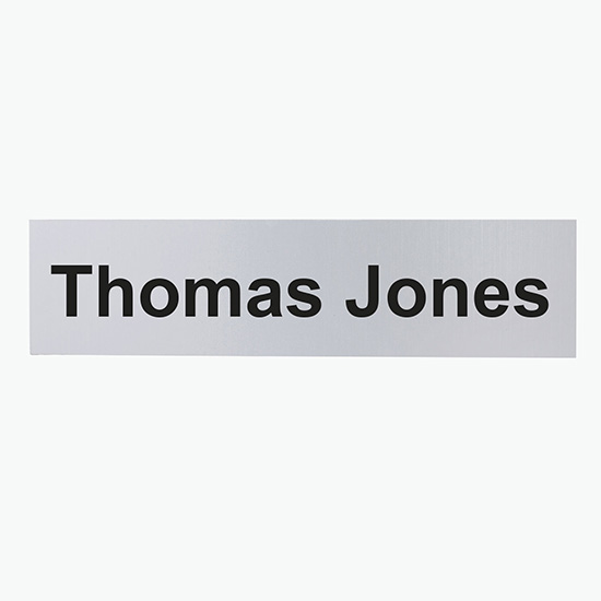 2-Ply Name Plate - 2 x 8 - Engraved Only