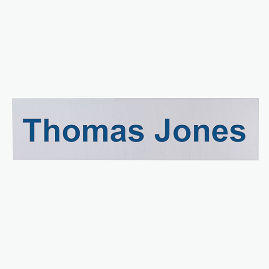 2-Ply Name Plate - 2 x 8 - Engraved Only