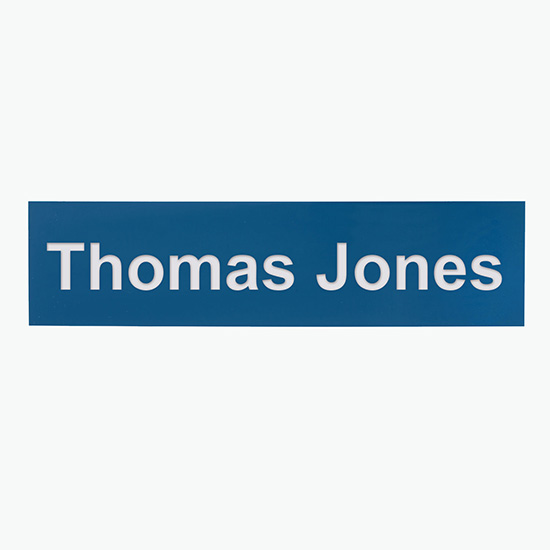 2-Ply Name Plate - 2 x 8 - Engraved Only