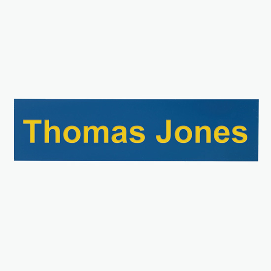 2-Ply Name Plate - 2 x 8 - Engraved Only
