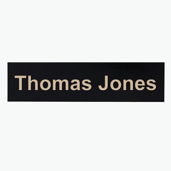 2-Ply Name Plate - 2 x 8 - Engraved Only