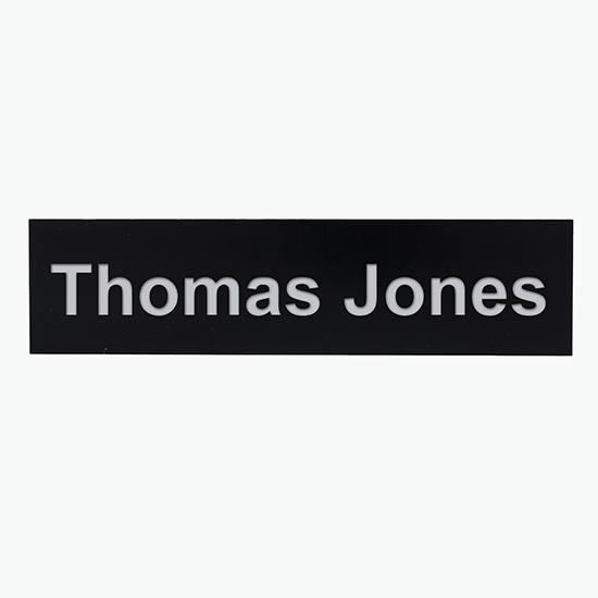 2-Ply Name Plate - 2 x 8 - Engraved Only