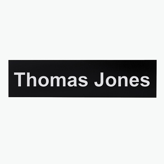 2-Ply Name Plate - 2 x 8 - Engraved Only