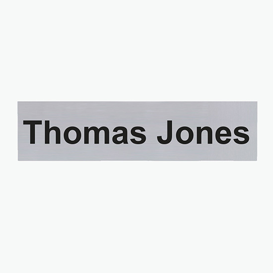 2-Ply Name Plate - 2 x 8 - Engraved Only