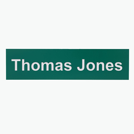 2-Ply Name Plate - 2 x 8 - Engraved Only