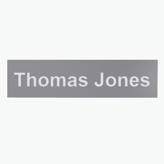 2-Ply Name Plate - 2 x 8 - Engraved Only