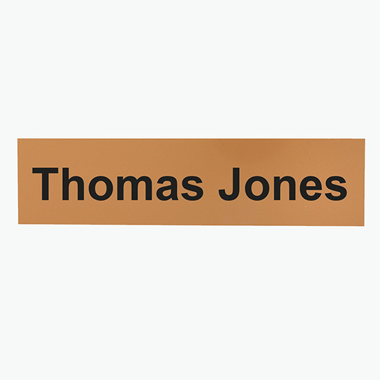 2-Ply Name Plate - 2 x 8 - Engraved Only