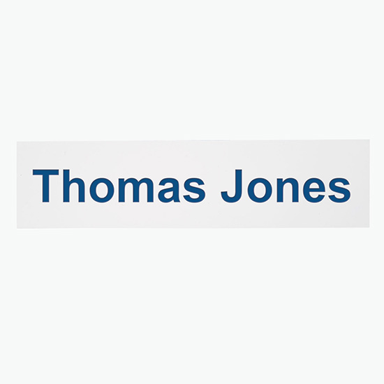 2-Ply Name Plate - 2 x 8 - Engraved Only