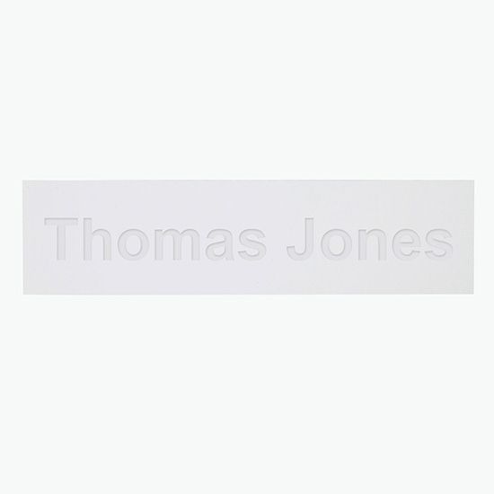 2-Ply Name Plate - 2 x 8 - Engraved Only