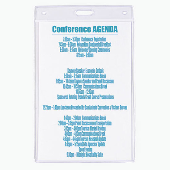 6 x 4 Event Badge Combo