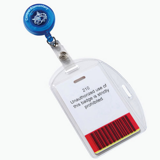 Multi-Directional Vinyl ID Badge Holder