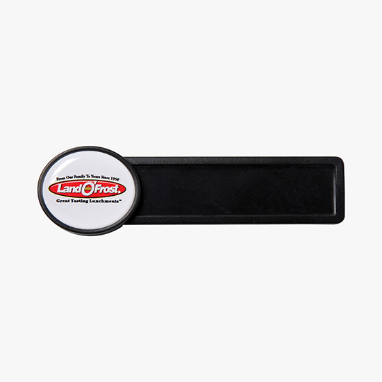 Pittsburgh Full-Color Reusable Plastic Name Badge - Oval