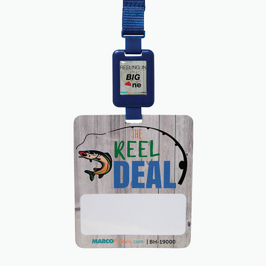 MARCO Full-Color Gloss Value Event Badge - 4 1/4h x 3 5/8w