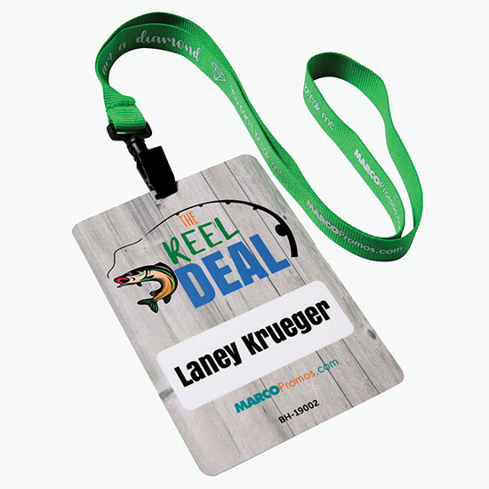 MARCO Full-Color Gloss Value Event Badge - 6h x 4 3/8w