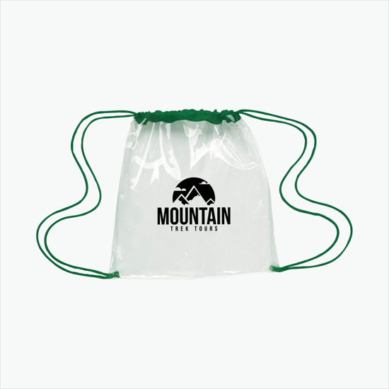 Clear Drawstring Sport Pack
