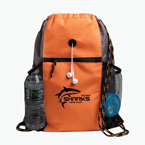 Two-Tone Pockets Drawstring Sportpack