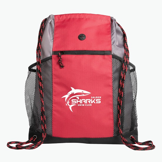 Two-Tone Pockets Drawstring Sportpack