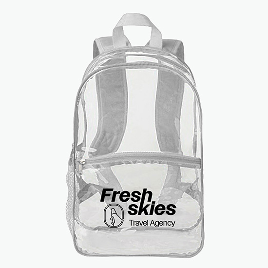 Heavy Duty Clear Backpack