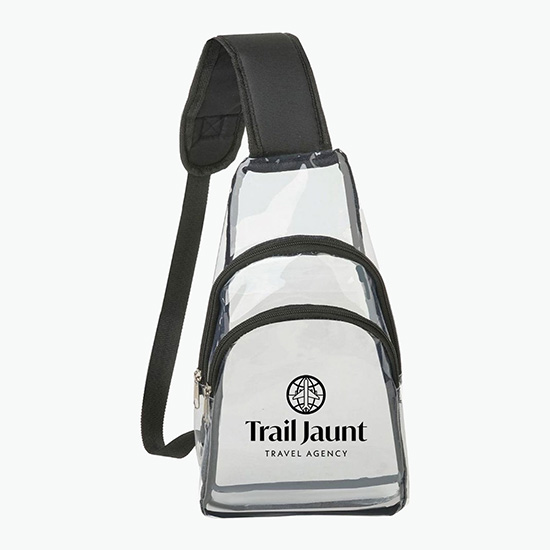 Clear Sling Crossbody Backpack
